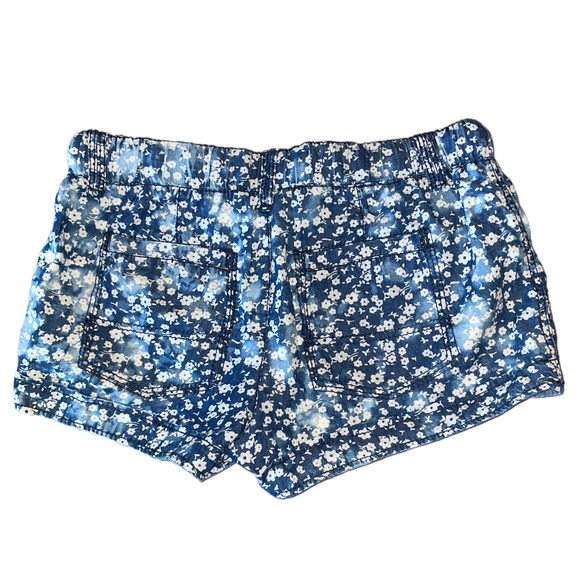 Mossimo Distressed Floral Cotton Shorts S - Picture 2 of 7